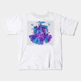 Abstract print of explosive colors Kids T-Shirt